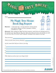 Document preview: Magic Tree House Book Bag Report