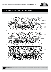 National Aboriginal and Islander Children&#039;s Day Bookmark Templates, Page 2