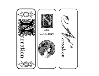 Narration Bookmark Templates, Page 7