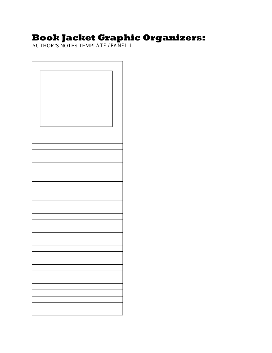 Book Jacket Book Report Template - Varicolored, Page 4