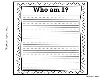 Biography Box Project Templates - Lucky in Learning, Page 12