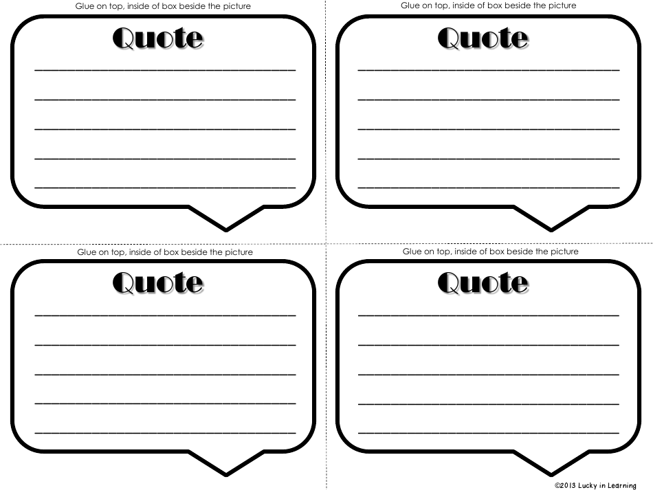 Biography Box Project Templates - Lucky in Learning, Page 16