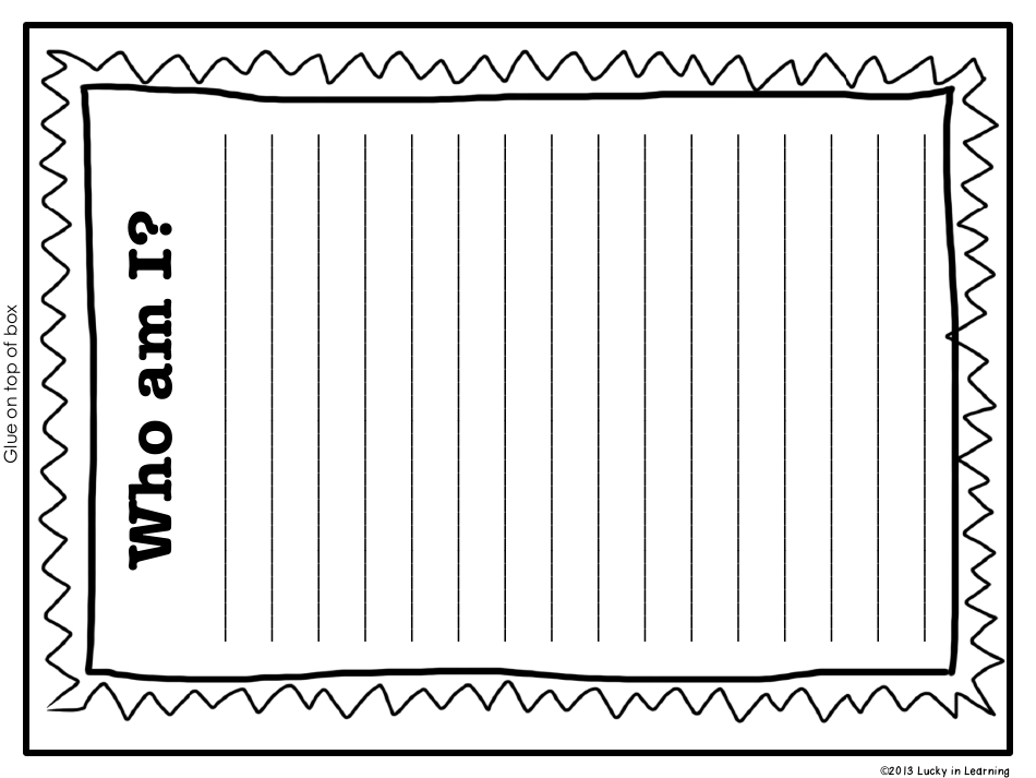 Biography Box Project Templates - Lucky in Learning, Page 21