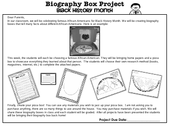 Biography Box Project Templates - Lucky in Learning, Page 6