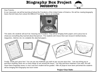 Biography Box Project Templates - Lucky in Learning, Page 7