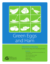 Green Eggs and Ham Reading Activity Sheet