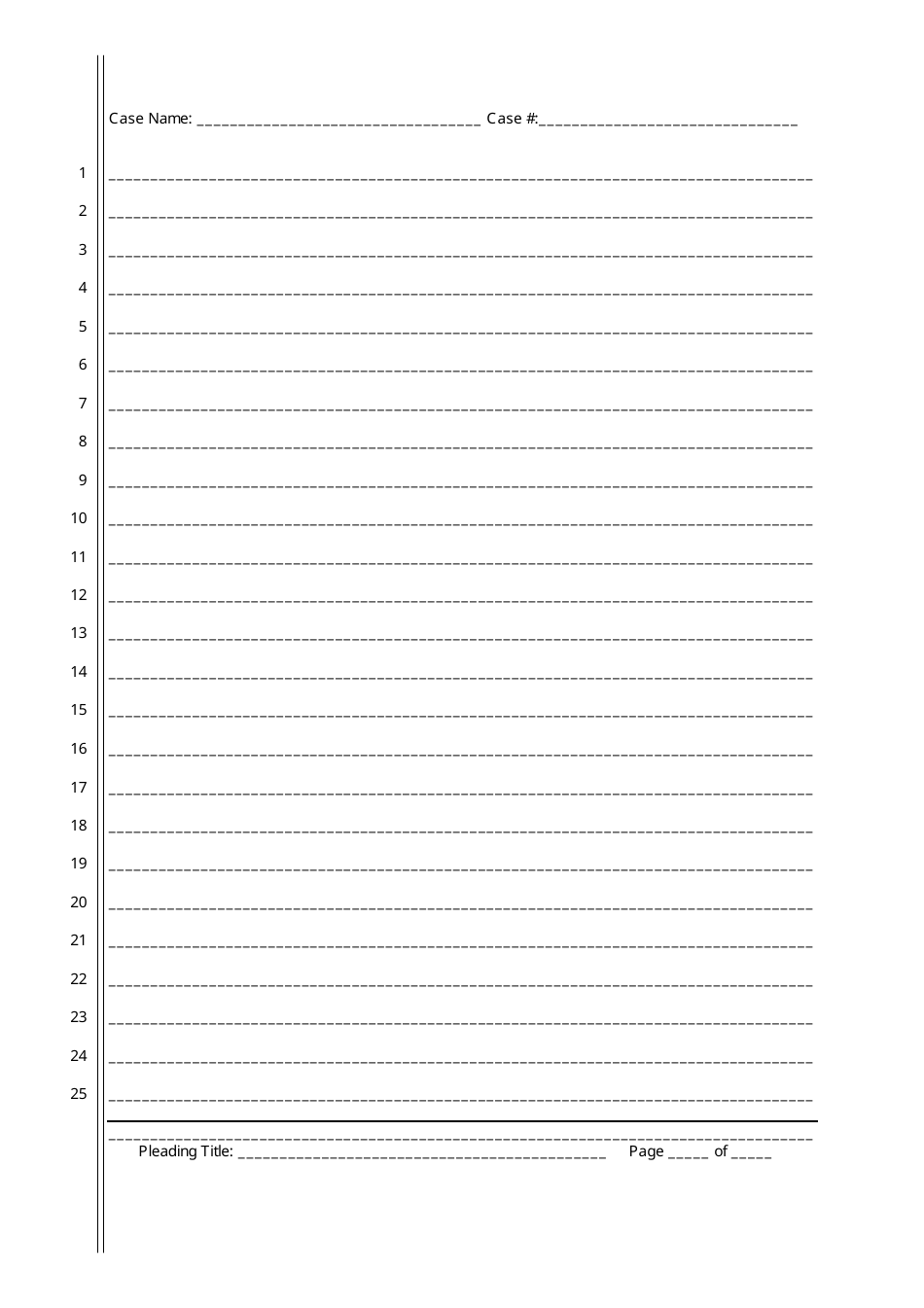 Pleading Paper - County of Santa Clara, California, Page 5