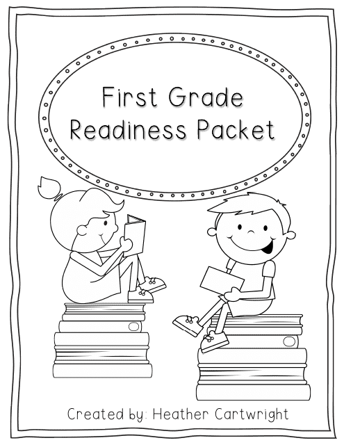 First Grade Readiness Packet - Helping children prepare for first grade in a fun and engaging way