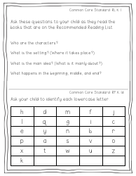 First Grade Readiness Packet, Page 13
