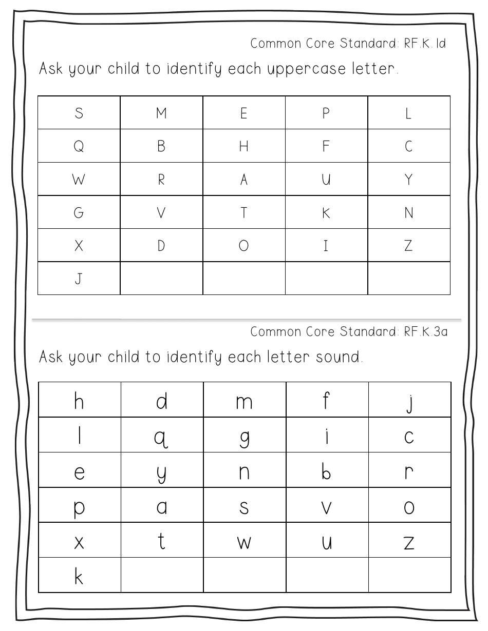 First Grade Readiness Packet, Page 14