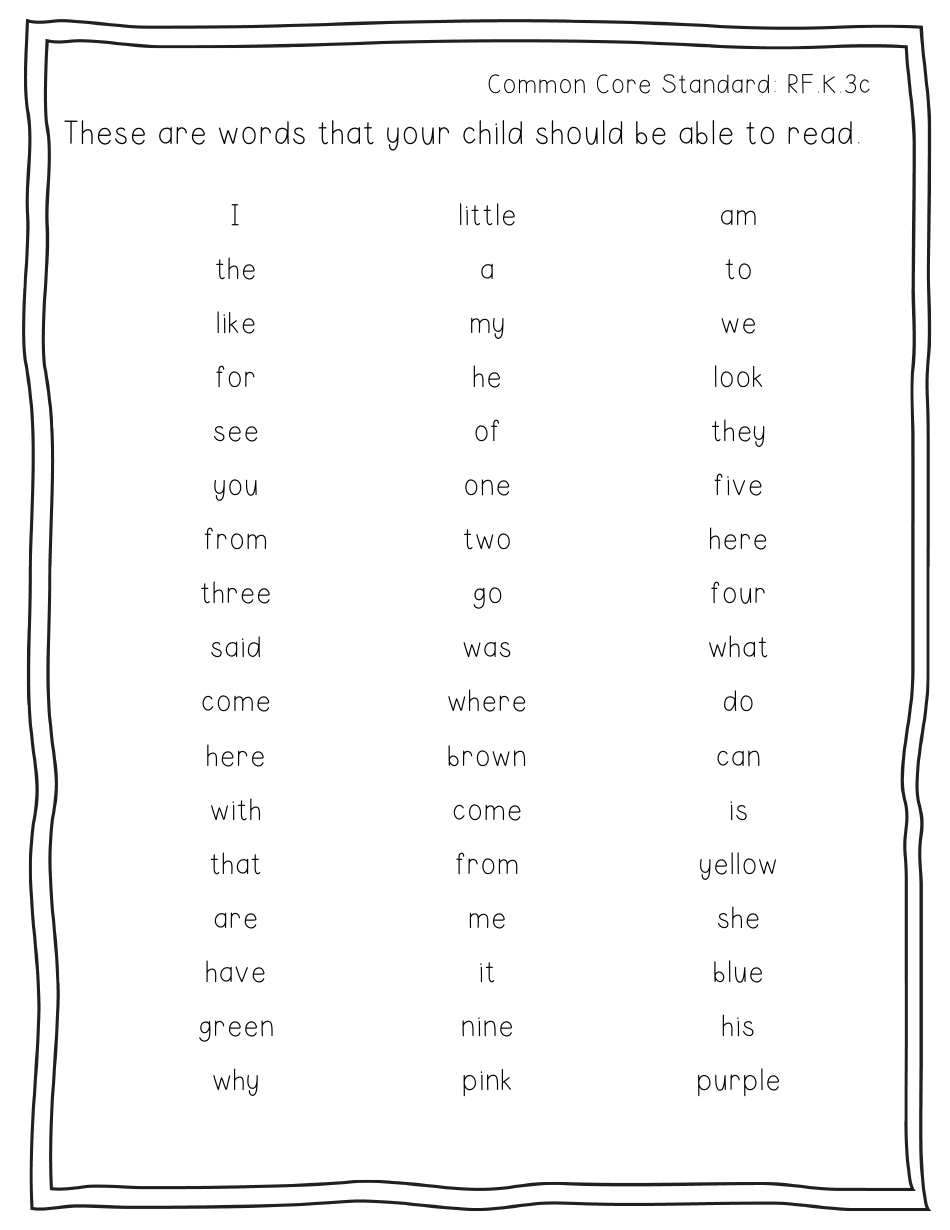 First Grade Readiness Packet, Page 15