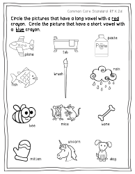 First Grade Readiness Packet, Page 19