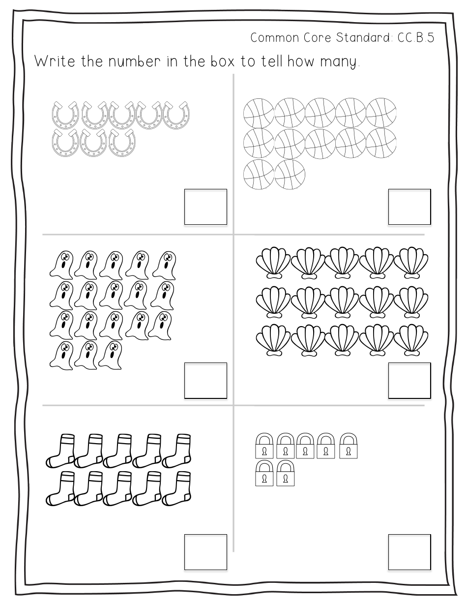 First Grade Readiness Packet, Page 28