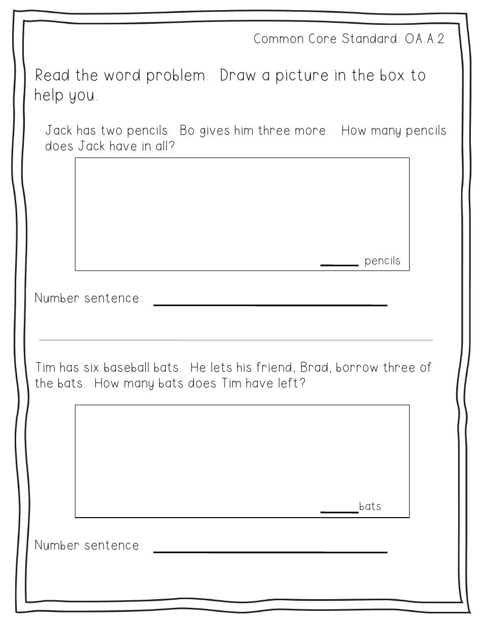First Grade Readiness Packet, Page 30