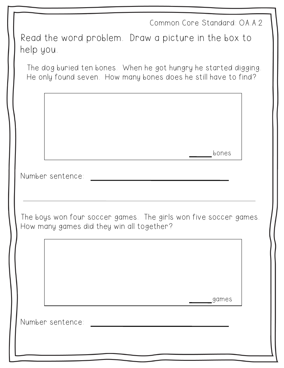 First Grade Readiness Packet, Page 31