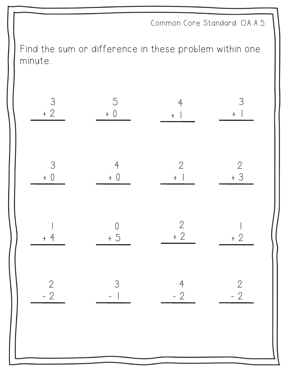 First Grade Readiness Packet, Page 33