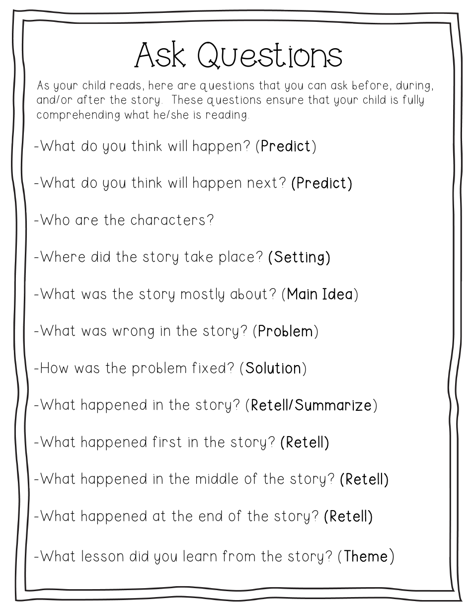 First Grade Readiness Packet, Page 5