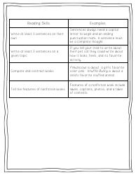 First Grade Readiness Packet, Page 8