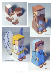 Bible Paper Toy Templates: the Nativity Story - Didier Martin, Page 10