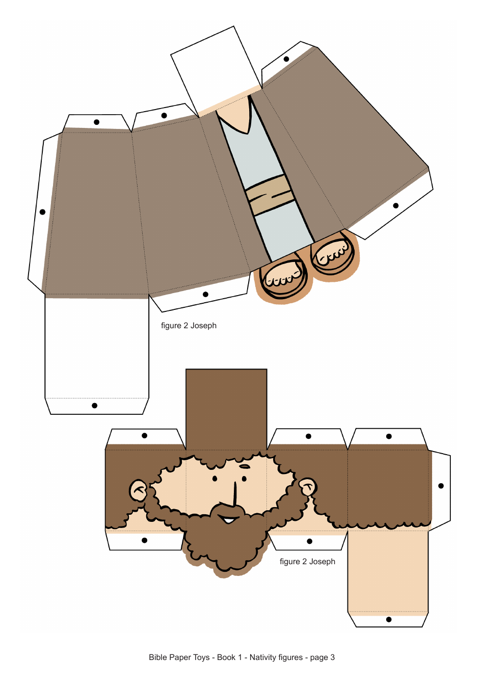 Bible Paper Toy Templates: the Nativity Story - Didier Martin, Page 5