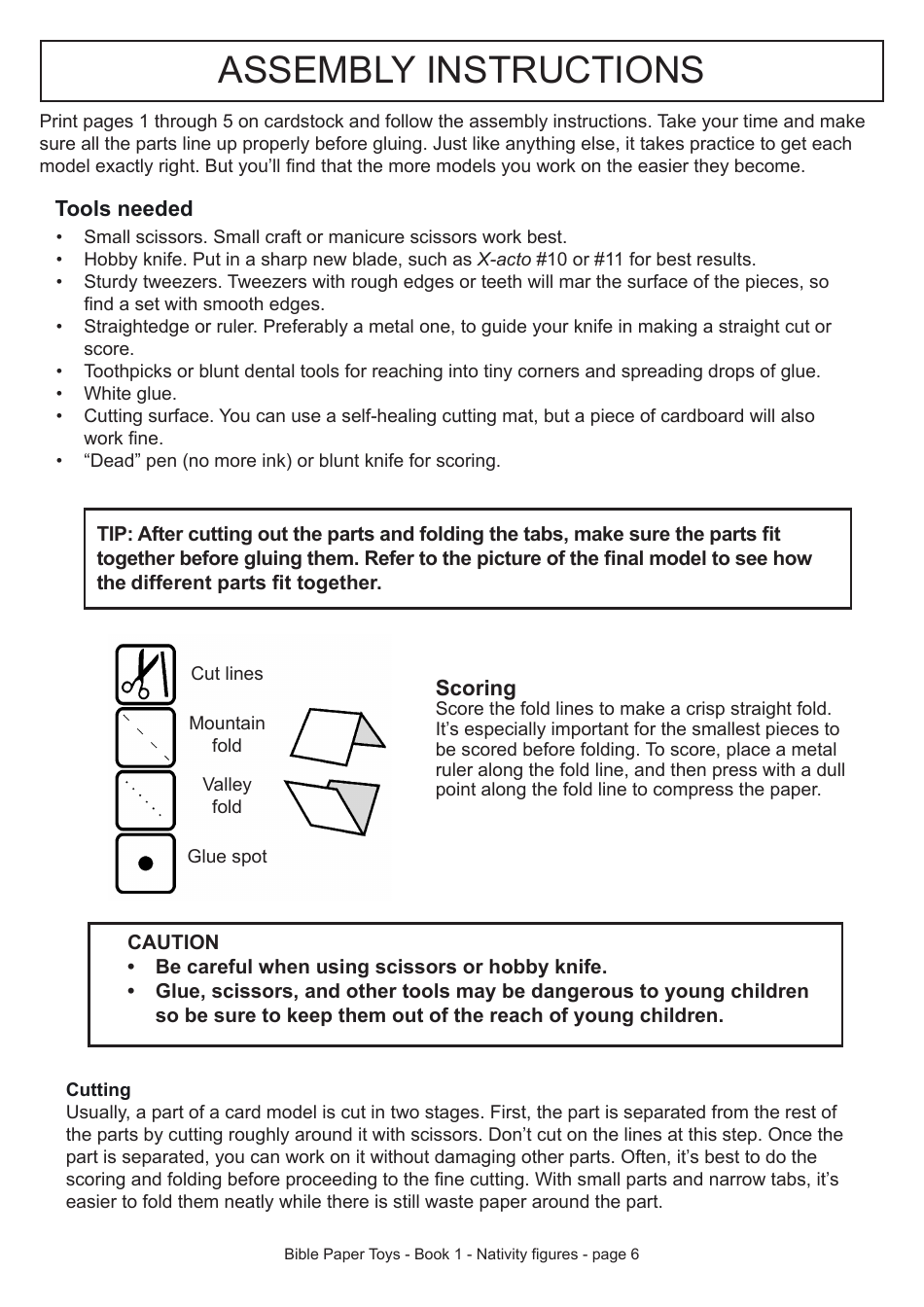 Bible Paper Toy Templates: the Nativity Story - Didier Martin, Page 8