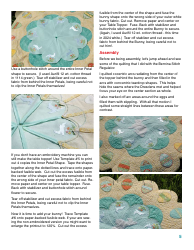 Easter Table Topper Sewing Templates - Amanda Murphy, Page 5