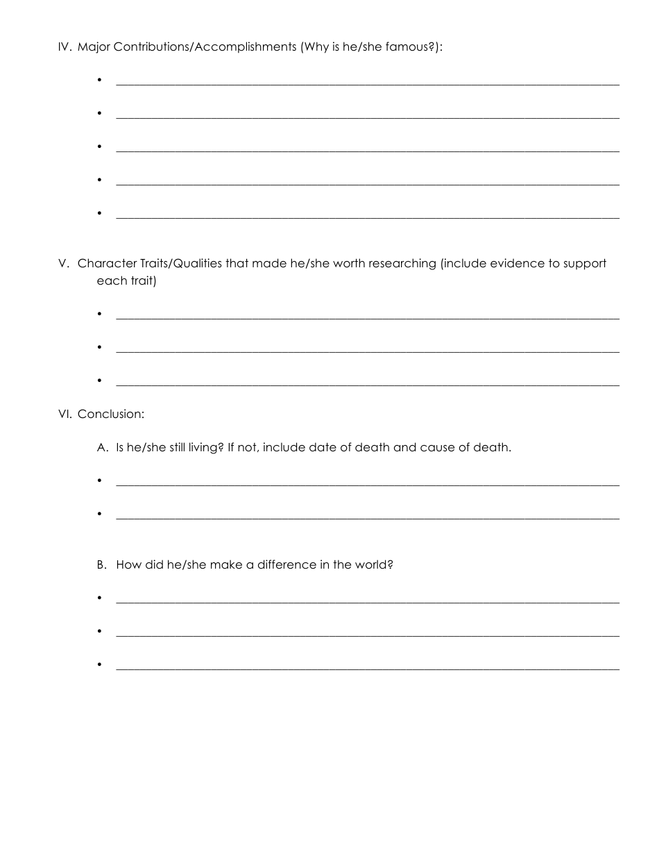 Fifth Grade Biography Project, Page 9