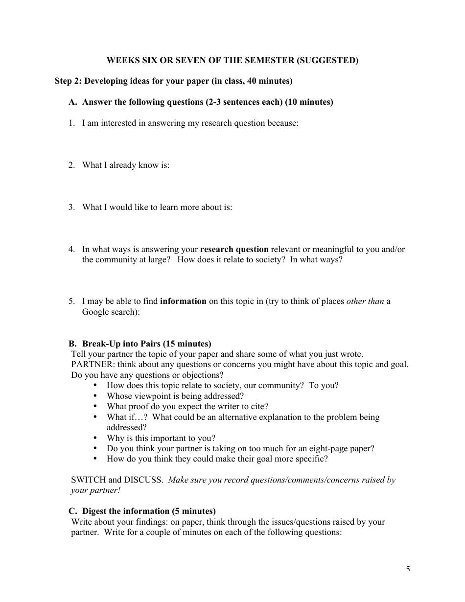 8-week Research Paper, Page 5