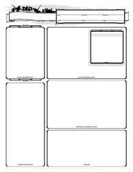 Dungeone &amp; Dragons 3-page Character Sheet, Page 2