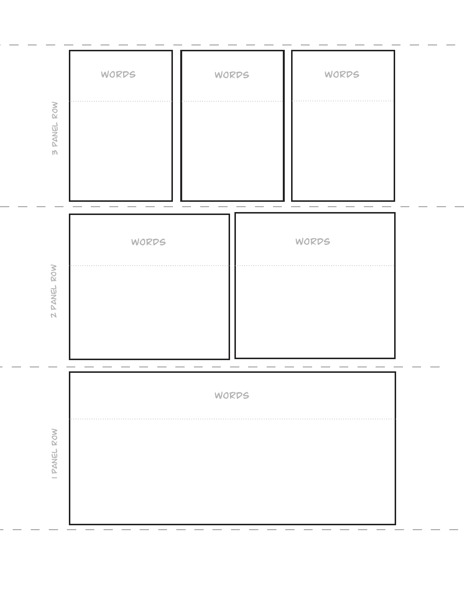 Comic Book Page Templates - Teachingcomics, Page 4