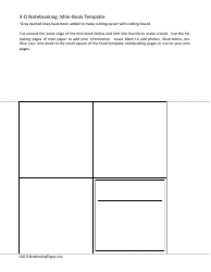 Document preview: 3-d Notebooking Mini-Book Template