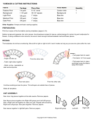 Boho Medallion Sewing Pattern Templates, Page 2