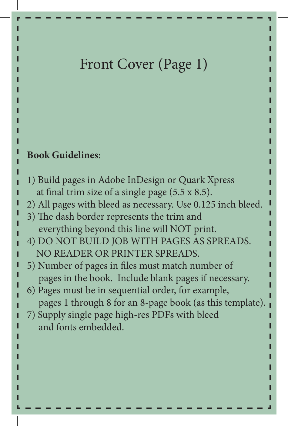 Book Template Download Printable PDF | Templateroller