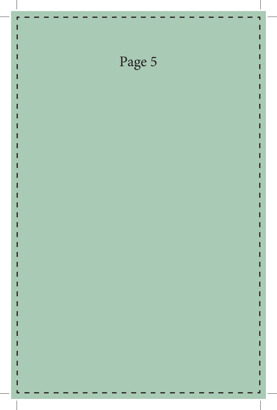 Book Template, Page 5