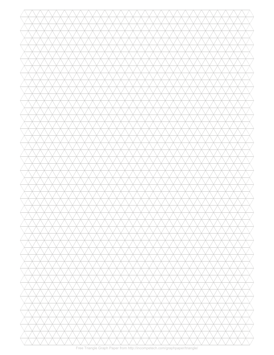 Triangle Graph Paper Templates, Page 1