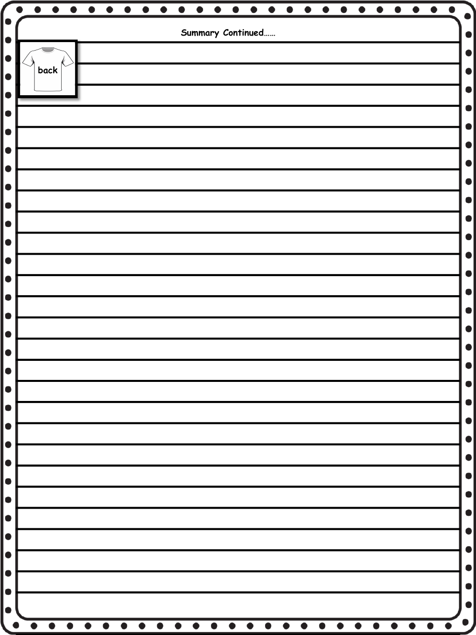 T-Shirt Book Report Project, Page 5