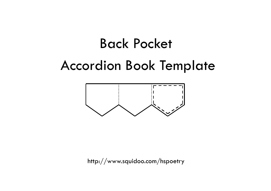 Back Pocket Accordion Book Template, Page 1