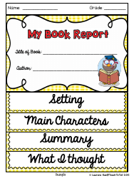 Book Report Template - Laurane Rae, Page 10