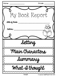 Book Report Template - Laurane Rae, Page 11