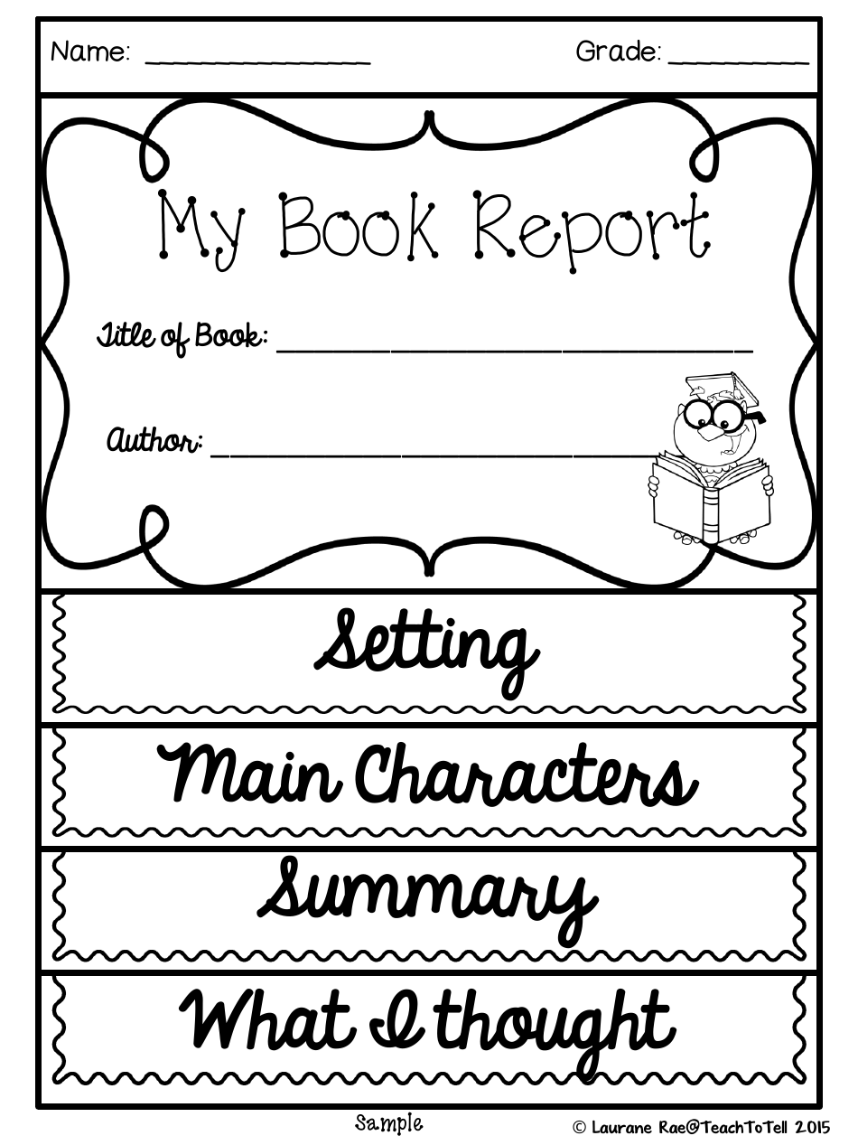 Book Report Template - Laurane Rae, Page 11