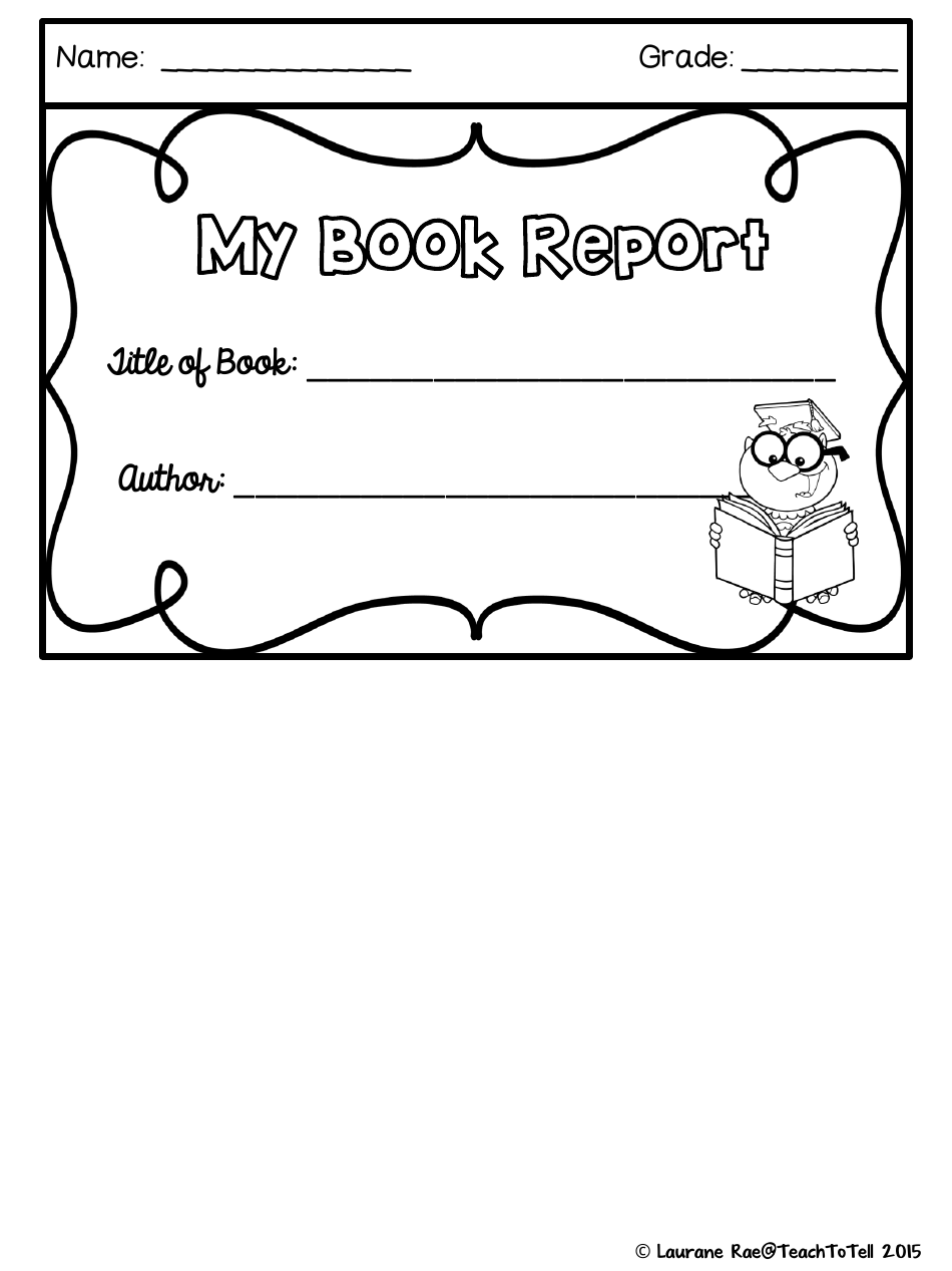 Book Report Template - Laurane Rae, Page 13