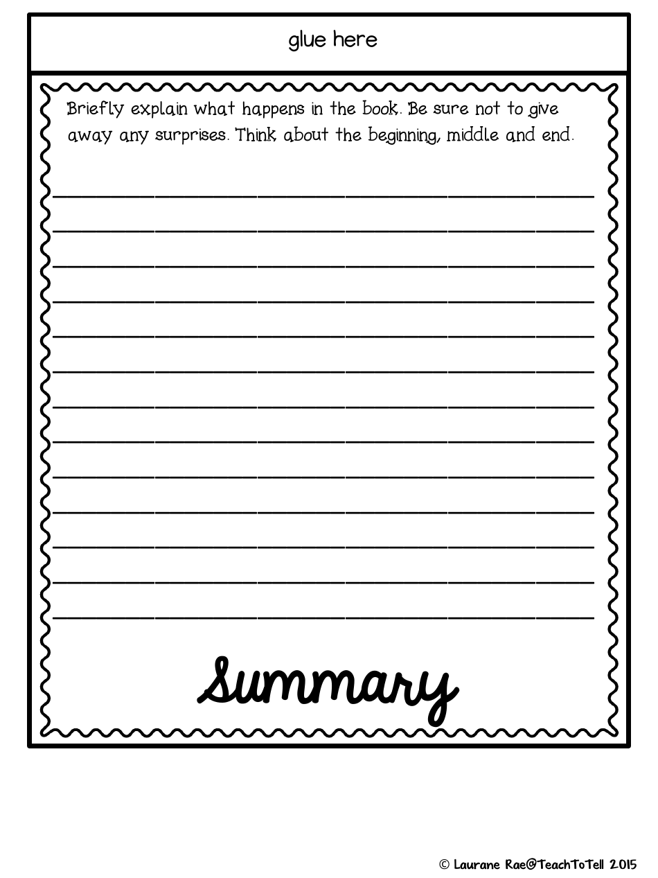 Book Report Template - Laurane Rae, Page 16