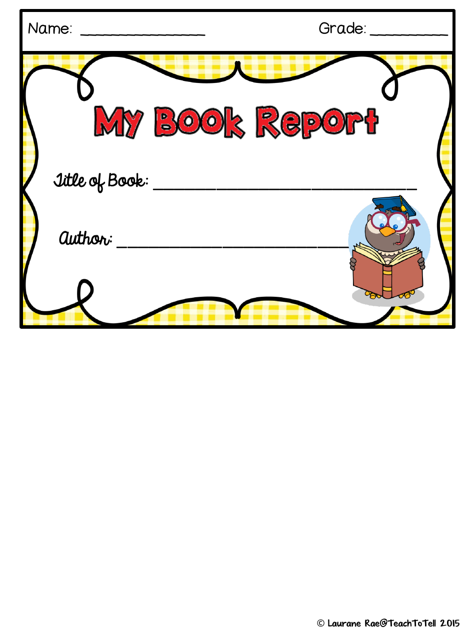 Book Report Template - Laurane Rae, Page 19
