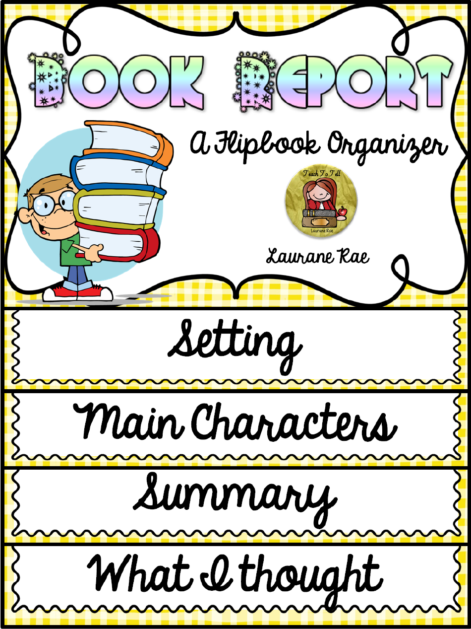 Book Report Template - Laurane Rae, Page 1