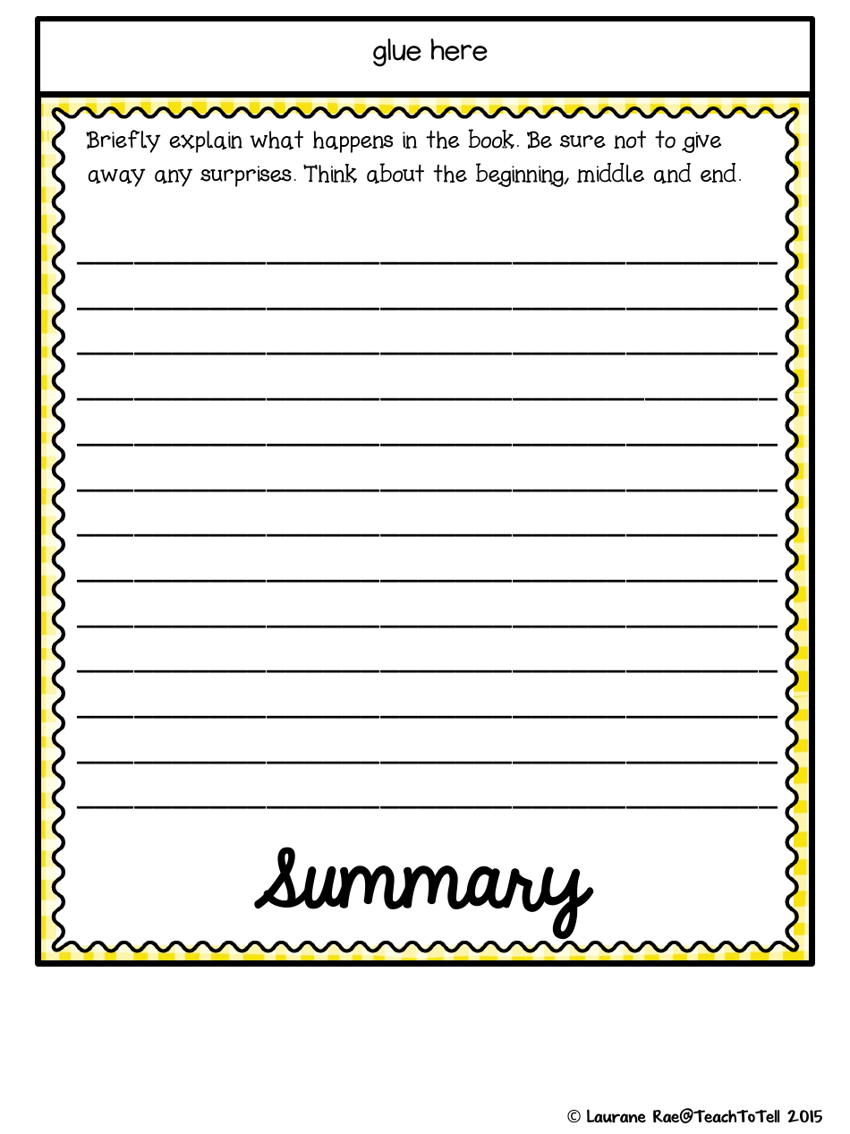 Book Report Template - Laurane Rae, Page 22