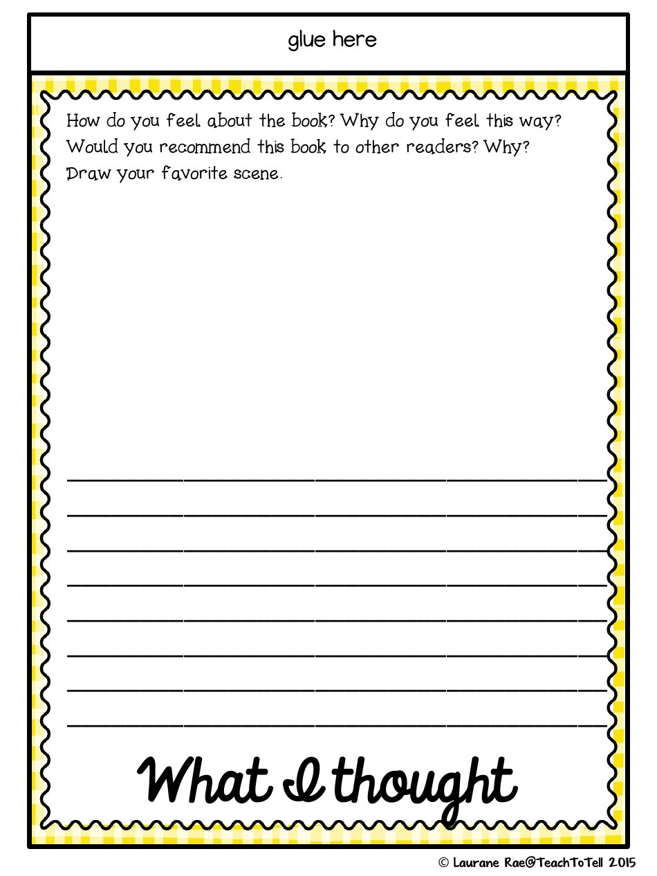 Book Report Template - Laurane Rae, Page 23