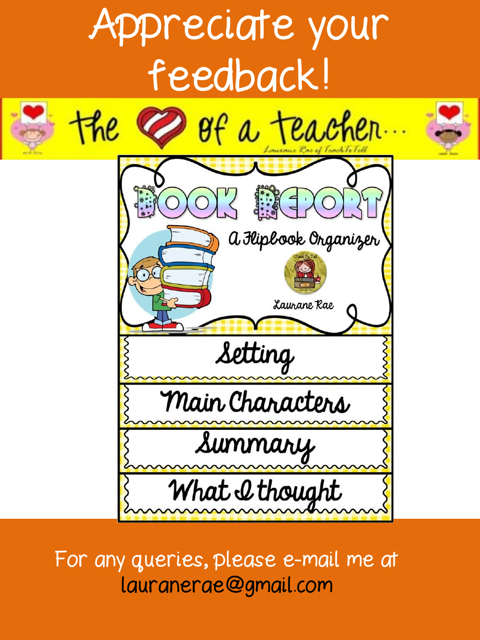 Book Report Template - Laurane Rae, Page 28