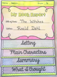 Book Report Template - Laurane Rae, Page 3