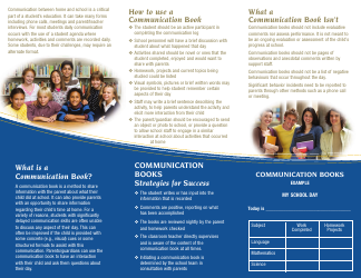 Document preview: Communication Book
