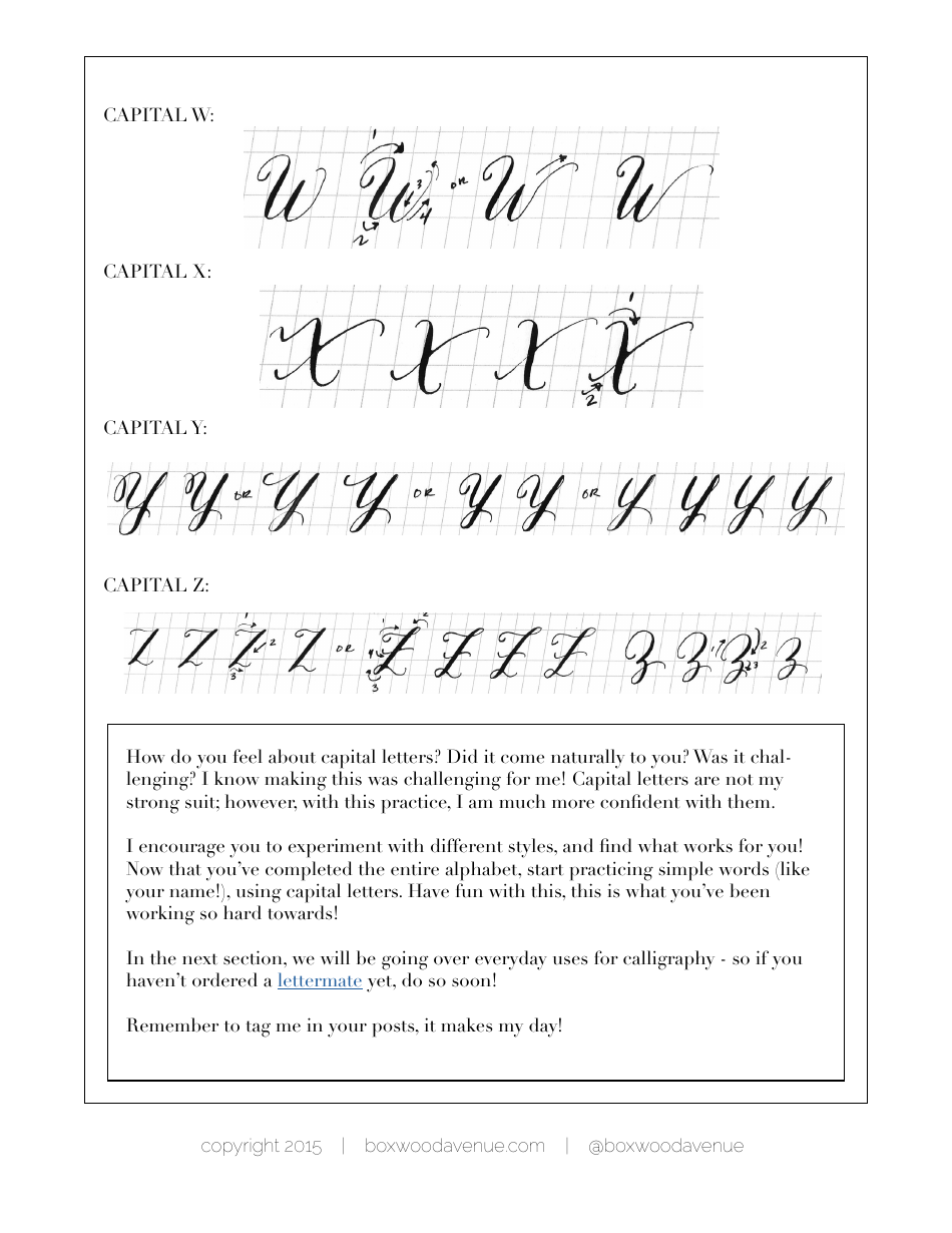 Calligraphy Workshop - Boxwoodavenue, Page 18